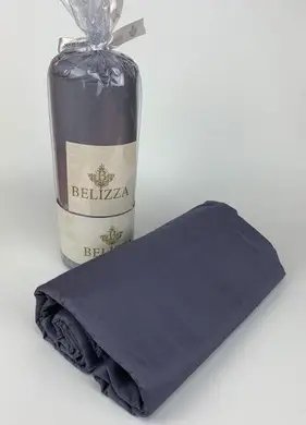 Сатиновая простынь BELIZZA Графит SulBz-18409 фото
