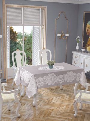 Скатерть Tropik home Royal Grey 5699-3 Thom_14003355 фото