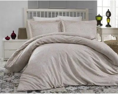 Постельное белье сатин евро размер Altinbasak Easter bej m013252 фото