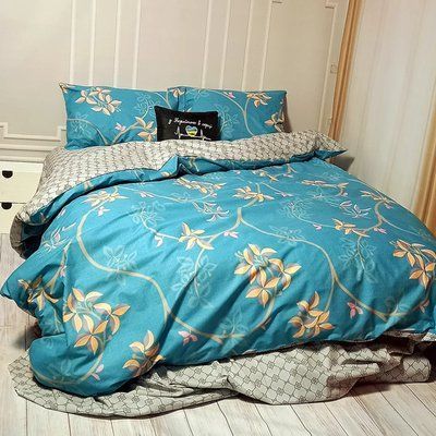 Постельное белье БИРЮЗОВАЯ ЛИЛИЯ Бязь Люкс usk5504903 фото