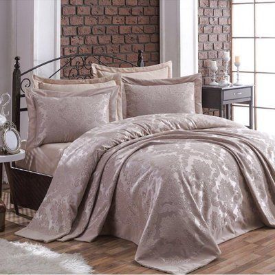 Жаккардовое покрывало с наволочками Gardines Ezgi SulGds-195600467 фото