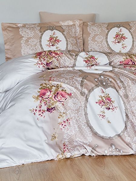 Комплект Cotton Satin S-216 Poema Vizon S-216-Poema-Vizon-Євро фото