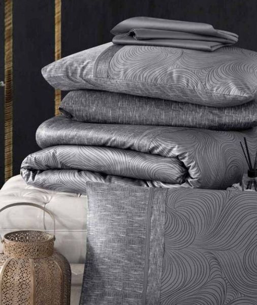 Комплект Premium satin LAPR-121 Nesy Grey LAPR-121-Nesy-Grey-Євро фото