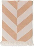 Хлопковый плед Barine Fishbone Throw Mustard, 130 х 180 см sv2000022193078 фото