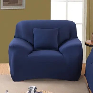 Чохол для крісла еластичний Homytex Синій 6-12188 фото