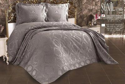 Покривало ZERON жаккард SONIL VENUS GRI p_s_k_13715 фото