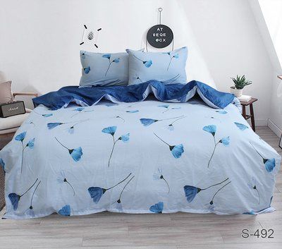 Комплект постільної білизни з компаньйоном S492 TAG satin (еmax)-502 фото