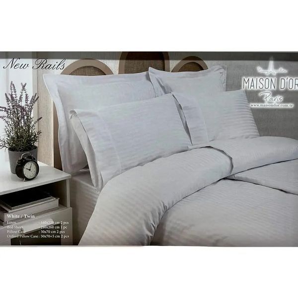 Постельное белье Maison Dor NEW RAILS WHITE (семейный) 596621 Mai_596621 фото