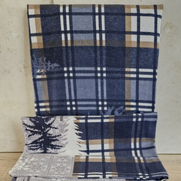 Комплект постельного белья First Choice Flannel Winter FLN-106-Winter-Grey-Євро фото
