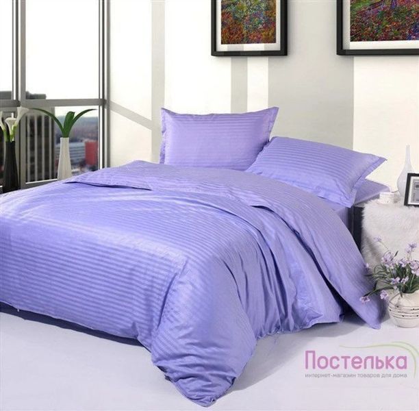 Постельное бельё Almira Mix Стильные полоски Сирень ЦСТ-005 (1см) am-ЦСТ-005-180 фото