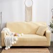 Защитный чехол на двухместный диван Велюровый Diana Textile Plush Velvet 145-185 см al2045-2-seat-beige фото