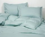 Комплект постельного белья LUXURY LINENS Basic Line холодная бирюза Полутораспальные luli3003632LL фото