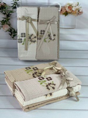 Suvari Bantik kofe вафельні рушники 40x60 см , 6 шт/уп Sul-5622 фото