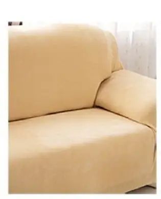 Защитный чехол на двухместный диван Diana Textile Plush Velvet 145-185 см al2045-2-seater-145-185-beige фото