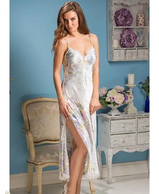 Довга нічна сорочка Mia-Amore Lilianna 5996 Натуральний шовк Mia-Amore_5996_M фото