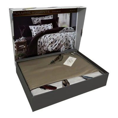 Постельное белье Maison Dor PULUME VOLANTE BEIGE (200X220) PLUME VOLANTE BEIGE 398483 Mai_398483 фото