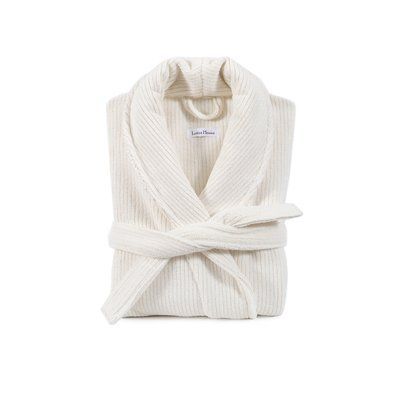 Халат unisex Lotus Home - Bold New Microcotton off white махровий 2XL svt-2000022347907 фото