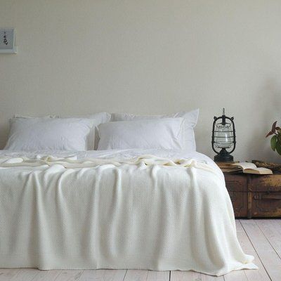 Хлопковый плед La Modno Corn Milk 200350 фото