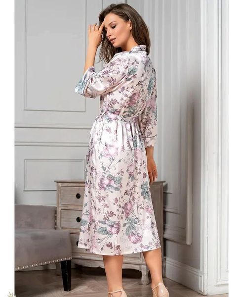 Шовковий жіночий халат Mia-Amore "Міракл" 3549 Mia-Amore_3549_L/XL фото