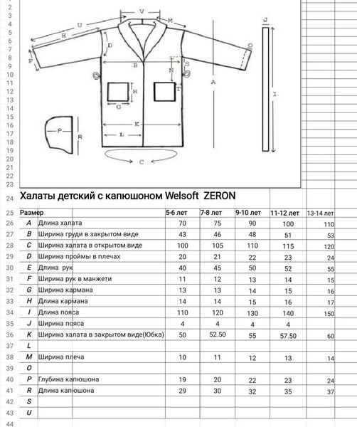 Халат дитячий махровий Welsoft TM Zeron 19510 фото