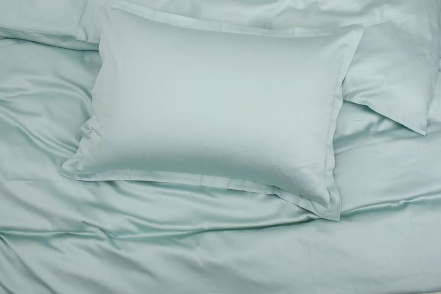 Комплект постельного белья LUXURY LINENS Basic Line холодная бирюза Полутораспальные luli3003632LL фото