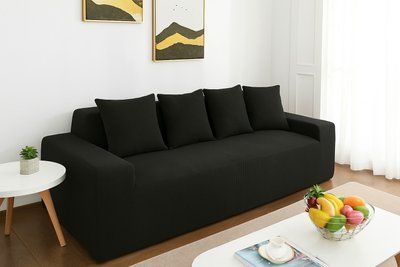 Водоотталкивающий чехол 4х местный диван трикотаж-жатка Homytex HT-384852 фото