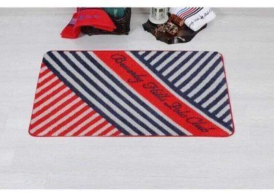Килимок для ванної Beverly Hills Polo Club 303 Red, Blue, 57 х 100 см sv2000022228671 фото