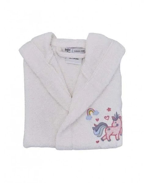 Халат детский Karaca Home Digna Offwhite 2020-2, 4-6 лет sv2000022245463 фото