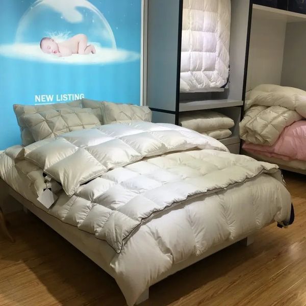 Ковдра пухова полуторна Prestij Textile (155х215) fluff 42517 Pre_42517 фото