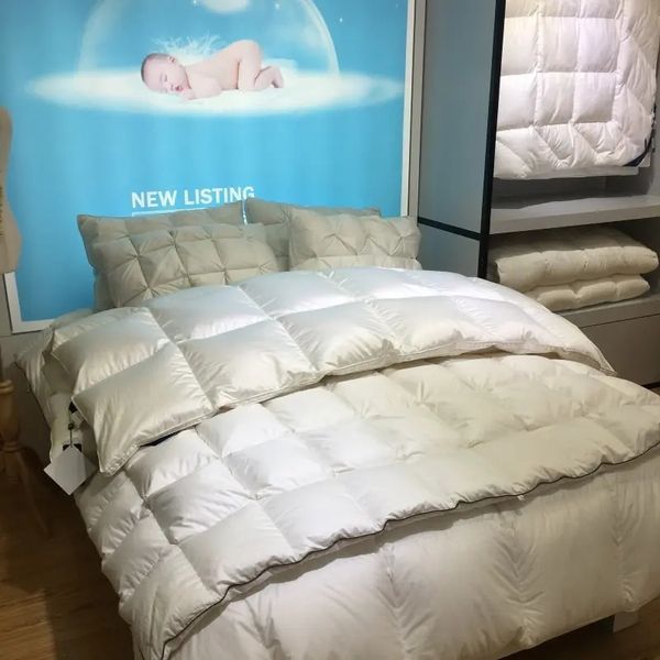 Ковдра пухова полуторна Prestij Textile (155х215) fluff 42517 Pre_42517 фото