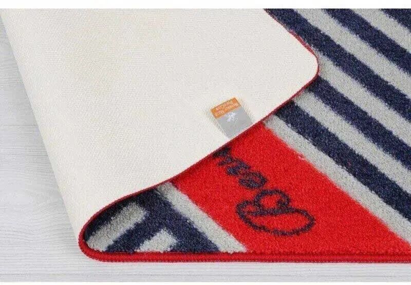 Килимок для ванної Beverly Hills Polo Club 303 Red, Blue, 57 х 100 см sv2000022228671 фото