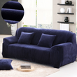 Защитный чехол на двухместный диван Diana Textile Plush Velvet 145-185 см, Синий