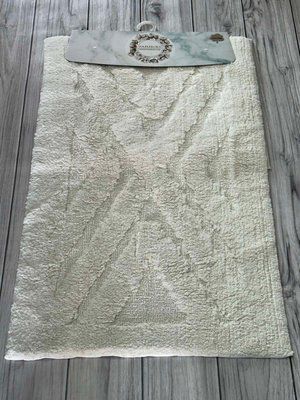 Parket krem Килимки в ванну кімнату 2в1 Pammuks Collection Туреччина Sul-5590 фото