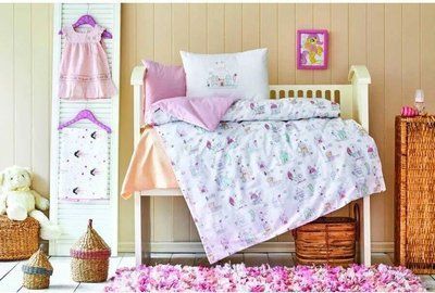 Комплект в кроватку Karaca Home Candy pudra - Для новорожденных sv2000022246231 фото