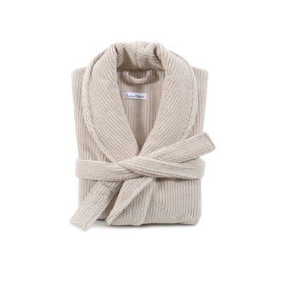 Халат unisex Lotus Home - Bold New Microcotton beige махровий XL svt-2000022347921 фото