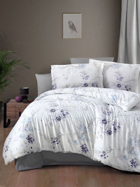Комплект Cotton Satin S-370 Leena lilac S-370-Leena-lilac-Євро фото