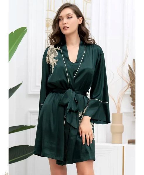 Женский шелковый халат Mia-Amore FELLINI 3913 Mia-Amore_3913_2XL/3XL фото