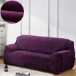 Захисний чохол на двомісний диван Diana Textile Plush Velvet 145-185 см, Фіолетовий