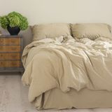 Комплект постельного белья 200x220 LIMASSO OXFORD TAN STANDART hr-ln800379 фото
