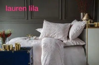 Элитное постельное белье с вышивкой Pupilla lauren lila SulPp-7965005 фото