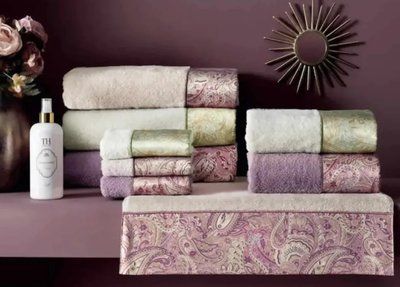 Набір рушників Tivolyo Home ETTO TESSIZ 3 3пр (30х50+50х100+75х140) см Набір p_s_k_962661 фото