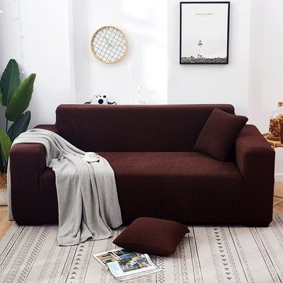 Чохол на 4-місний великий диван трикотаж жакардовий Homytex HT-384850-1 фото