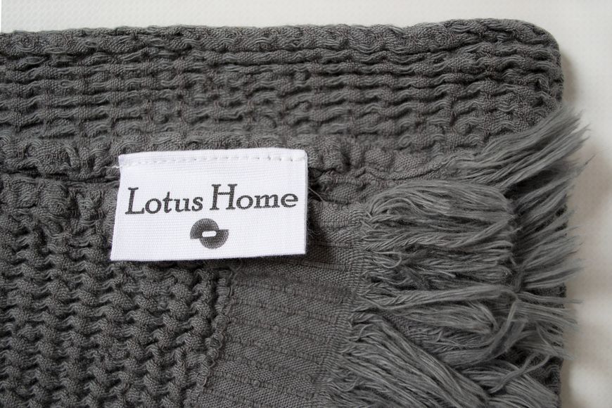 Полотенце Lotus Home - Rius antrasit антрацит 90x170 svt-2000022323352 фото