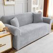 Защитный чехол на двухместный диван Велюровый Diana Textile Plush Velvet 145-185 см al2045-2-seat-L-gray фото