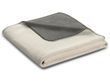 Плед Biederlack Doubleface - Duo Cotton Melange, Natur-Graphit Молочно-Графітовий, Полуторний, 150x200 см