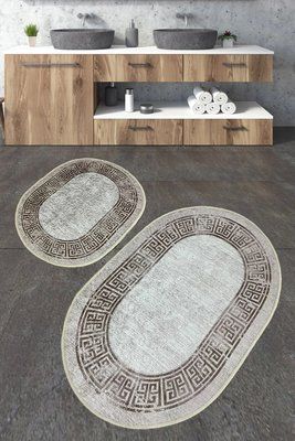 Набір килимків для ванної кімнати Chilai Home ARTURO 60*100+50*60 Chom_110024162 фото