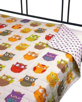 Покрывало хлопковое Руно Совы 360.137_Сови фото