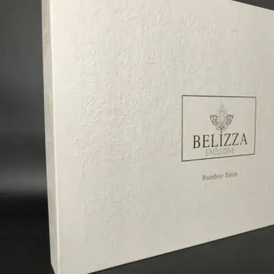 Постільна білизна сатин євро BELIZZA Gardenia pudra SulIr-498230058 фото