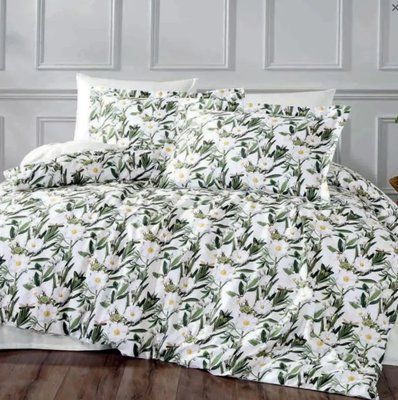 Постельное белье сатин Де Люкс Tivolyo Home CALDERON WHITE p_s_k_133596 фото