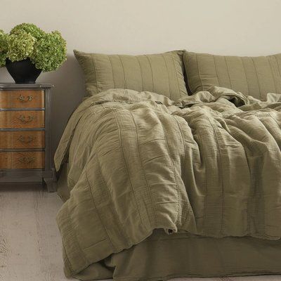 Комплект постільної білизни 200x220 LIMASSO ANDALUSIA AKDENIZ YESILI hr-ln800348 фото